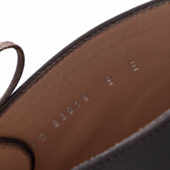 1k.$ Salvatore Ferragamo Men\'s Teodoro Brown Leather Chukka Boot lace-up 9E